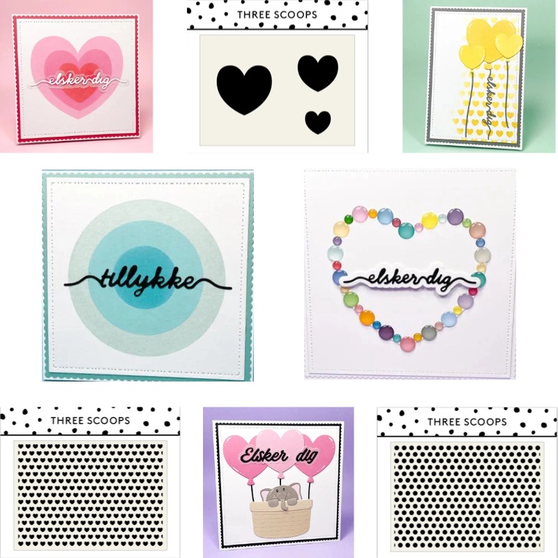 Baby Food Diary - Heart balloon baby Metal Cutting Dies