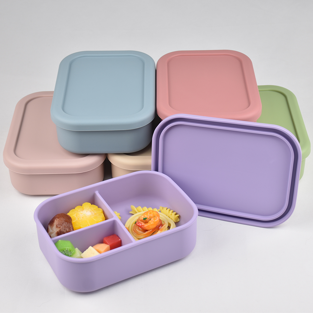 Baby Food Stuff - 3-Compartment Food Grade Silicone Bento Lunch