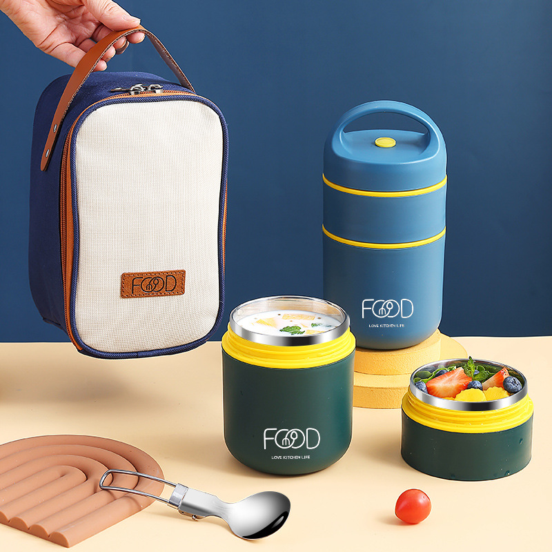 Baby Food Warmer - Double Layers Stainless Steel Insulated Lunch