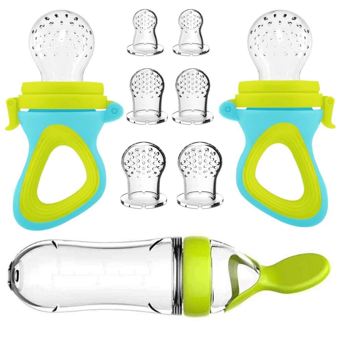 Baby Food Stuff - Squeezing Feeding Bottle Cup Silicone Newborn