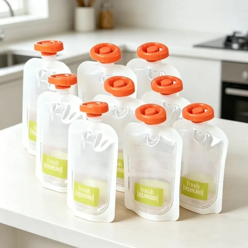 Baby Food Hero - Organic Infant Feeding Pouches 50Pcs Portable
