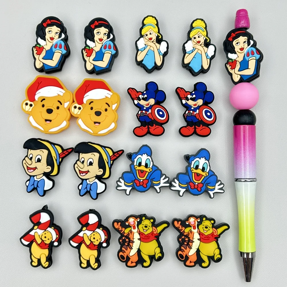 Baby Food Stuff - 10PC DIY Cartoon Mini Silicone Beads