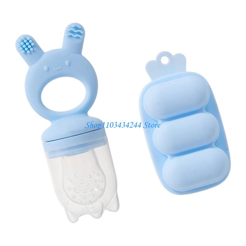 Freezer Tray Baby - Silicone Baby Teether Feeder with Freezer