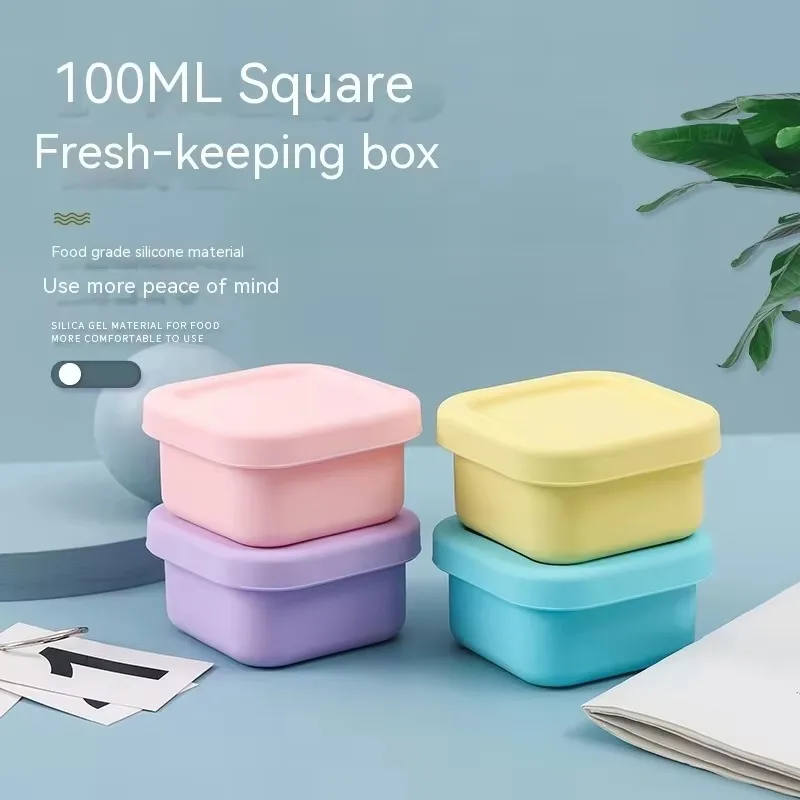 Baby Food Hero - 1Pc Silicone Baby Lunch Box with