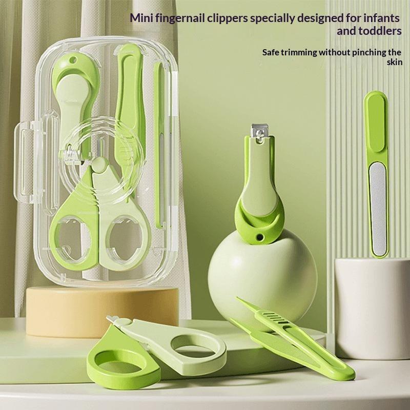 Baby Food Scissors - Food Grade Material 4Pcs Baby Nail