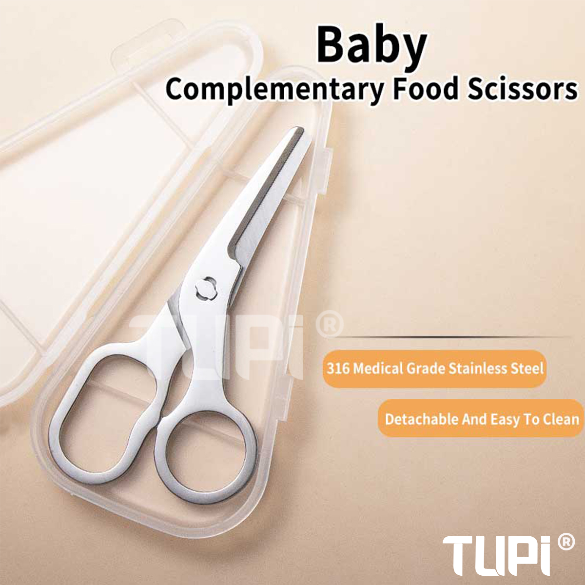TUPI Detachable Blades Baby Fo - Baby Food Scissors review and price