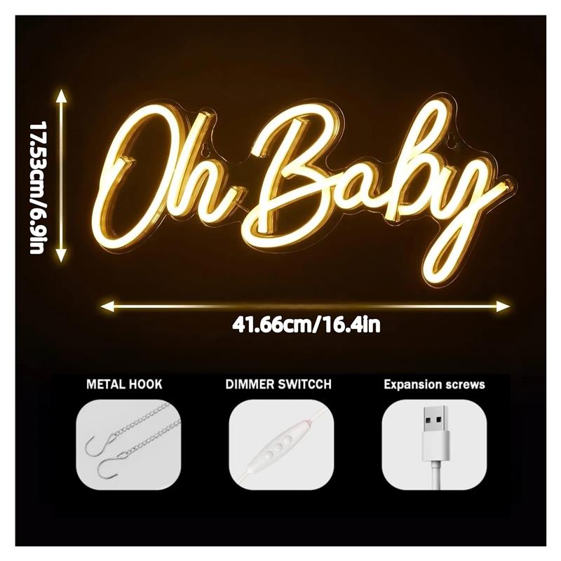 Oh Baby Neon Signs For Wall De - Baby Food Restaurant review and price