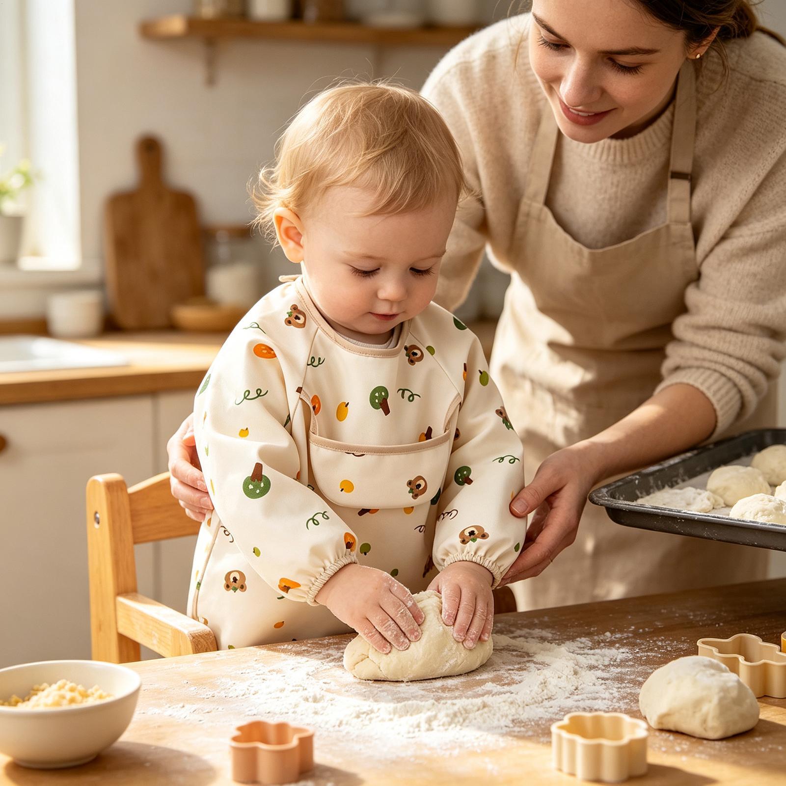 Kids Smock Bib Waterproof Reus - Baby Food Restaurant review and price