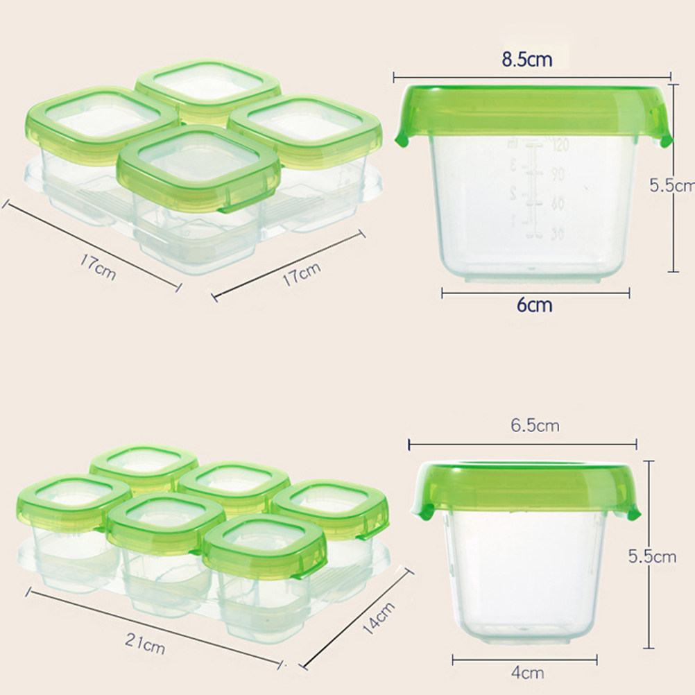 6Pcs Portable Fresh-Keeping Fo - Freezer Tray Baby review and price