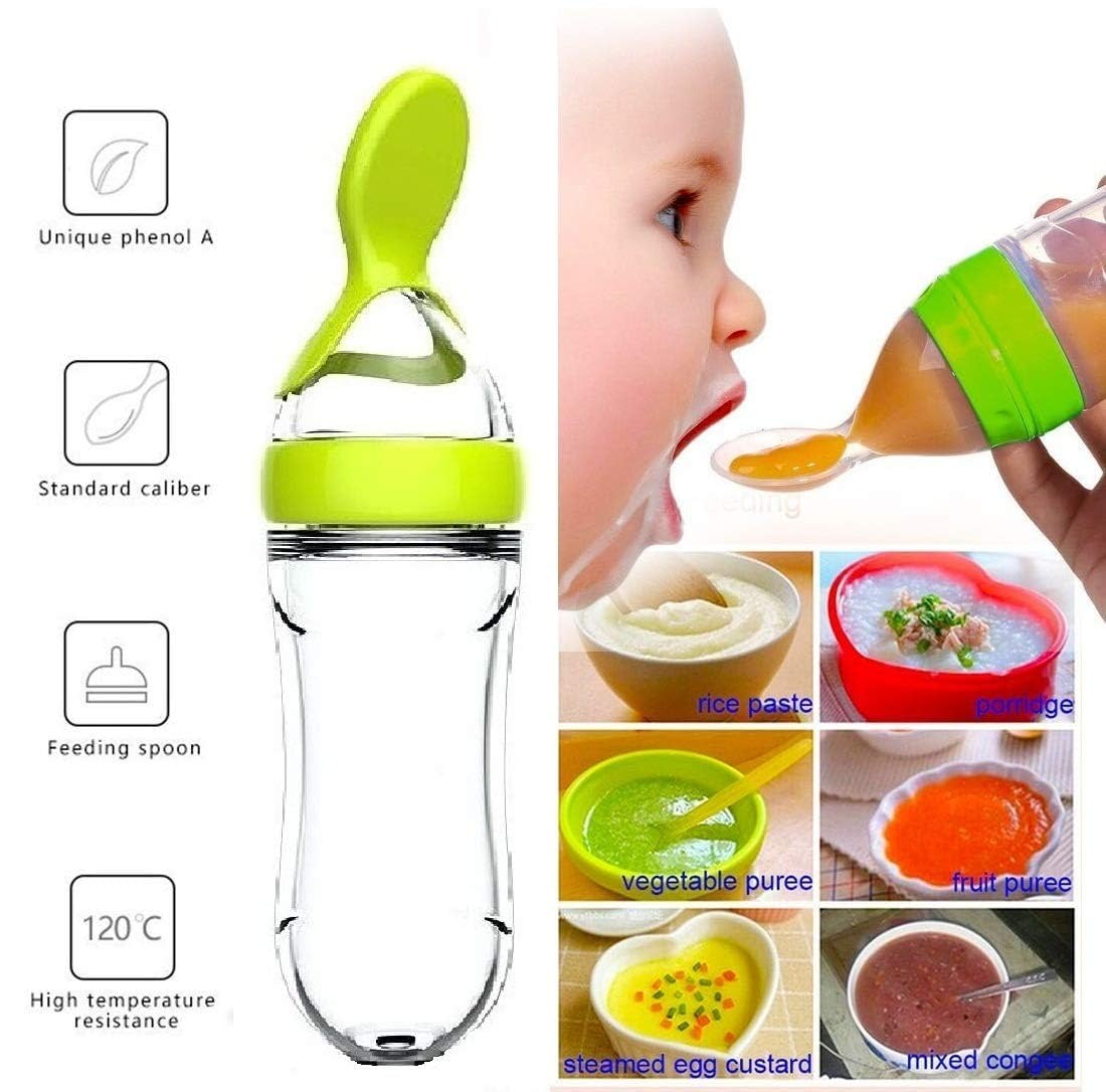 Squeezing Feeding Bottle Cup S - Baby Food Stuff review and price