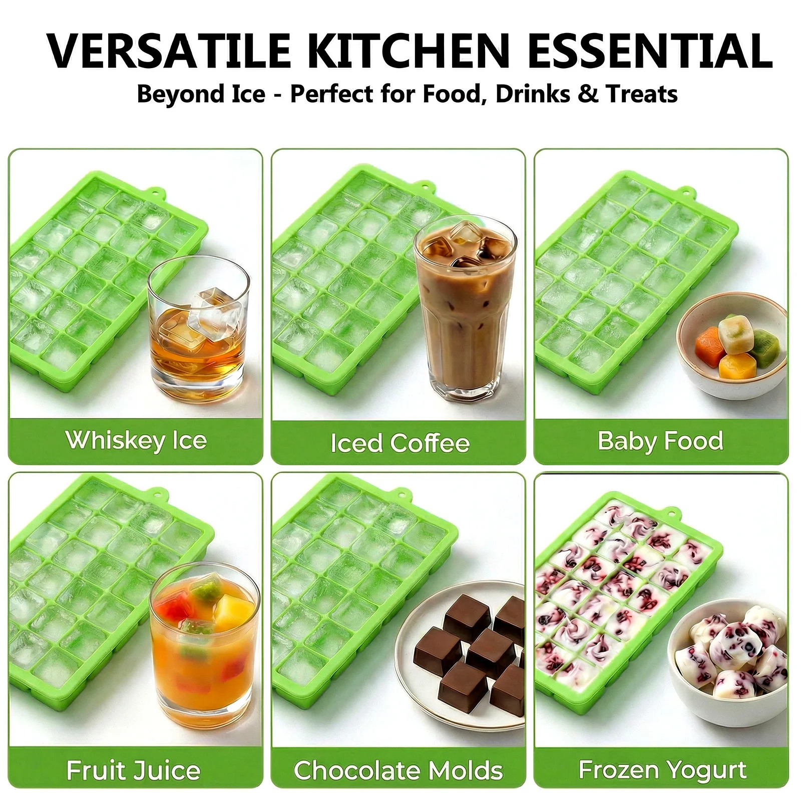 Silicone Ice Cube Tray Easy Re - Freezer Tray Baby review and price