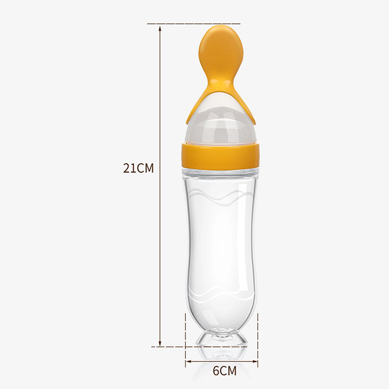 Squeezing Feeding Bottle Silic - Baby Food Stuff review and price