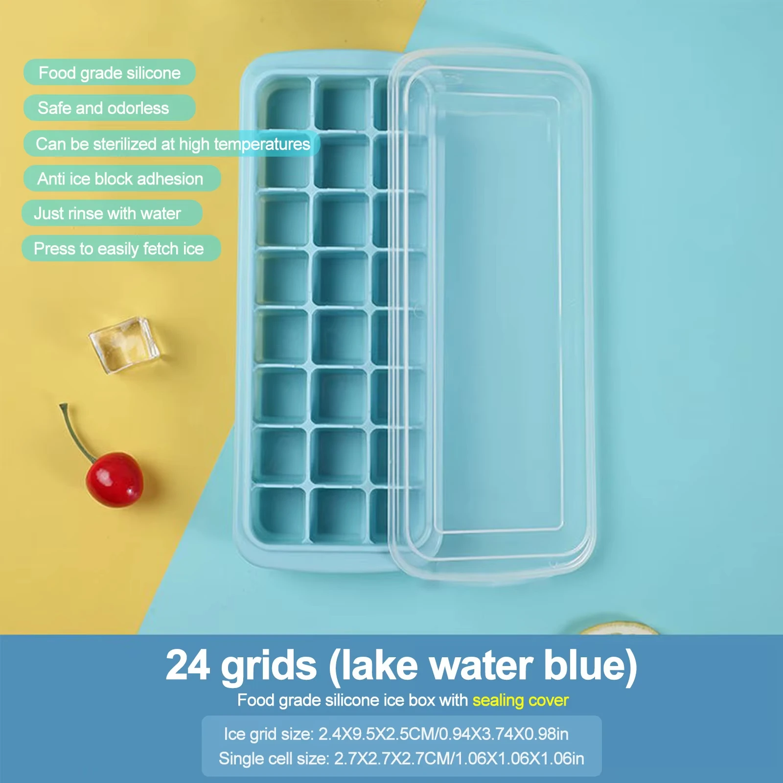 Silicone Ice Cubes Tray with L - Freezer Tray Baby review and price
