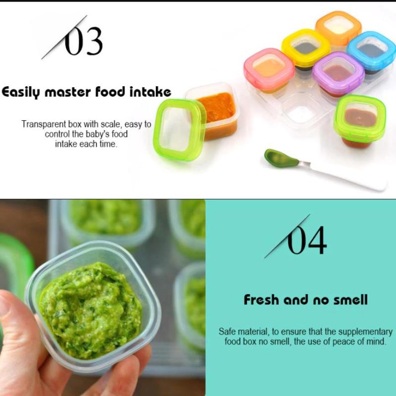 4/6pcs Baby Food Freezer Stora - Freezer Tray Baby review and price