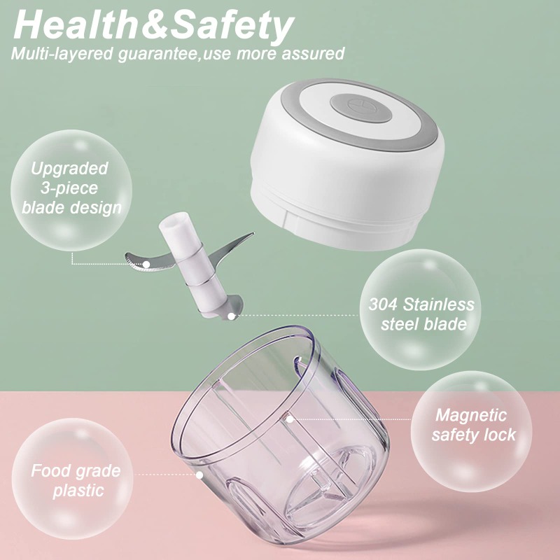 250ML Electric Garlic Grinder  - Easy Baby Food review and price
