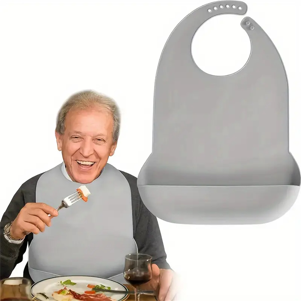 Large Silicone Adult Bibs Wate - Easy Baby Food review and price