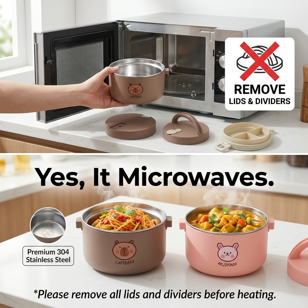 304 Stainless Steel Thermal Lu - Baby Food Warmer review and price