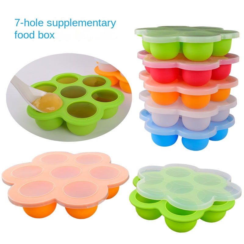 7 Holes Reusable Silicone Baby - Freezer Tray Baby review and price