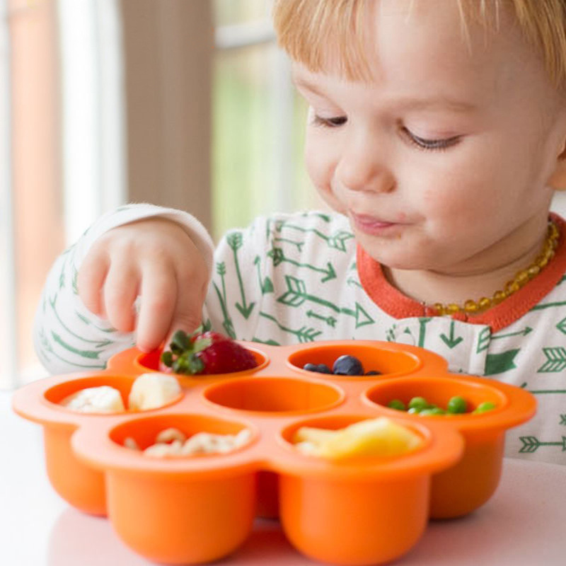 7 Holes Reusable Silicone Baby - Freezer Tray Baby review and price