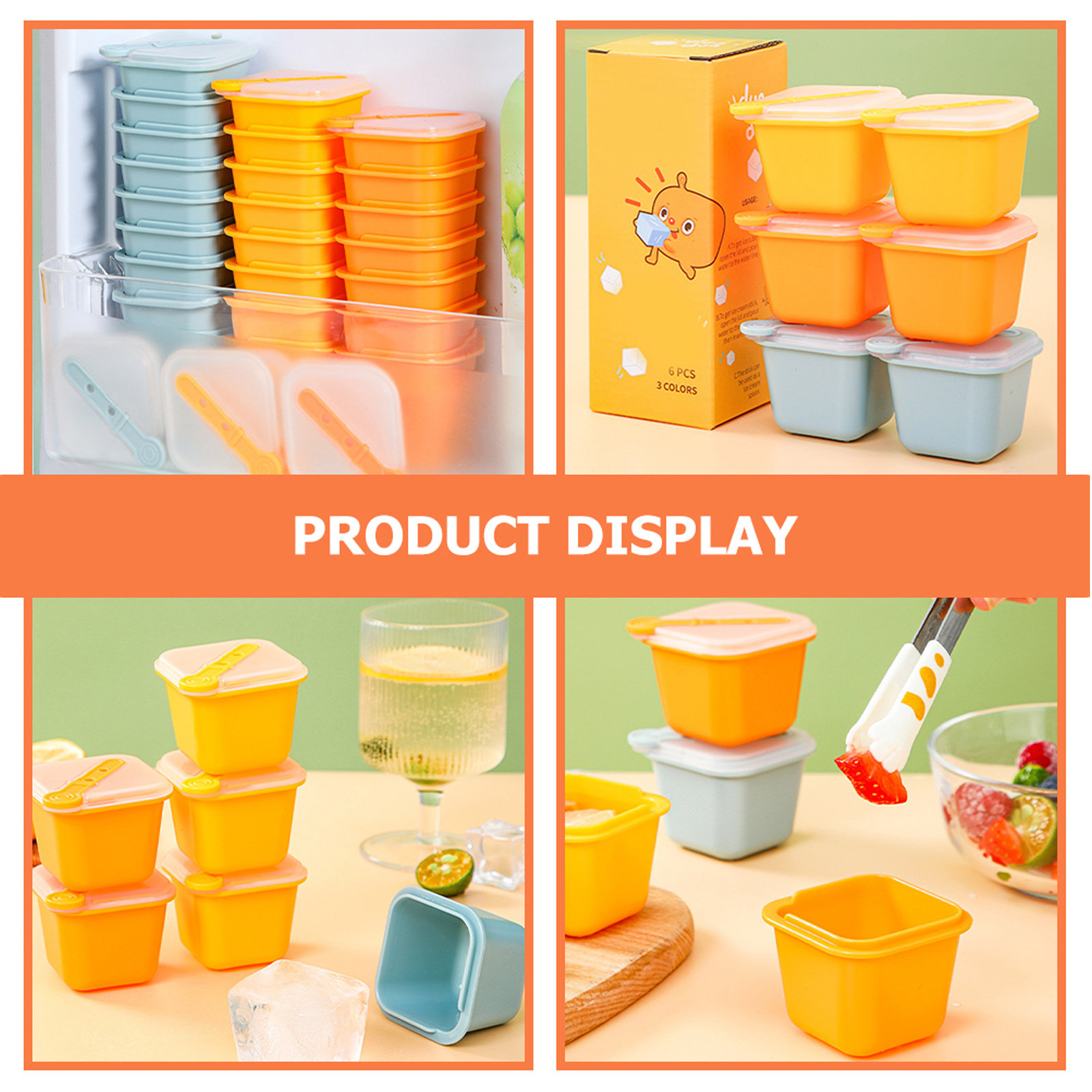 6Pcs Silicone Ice Cube Mold Se - Baby Food Restaurant review and price