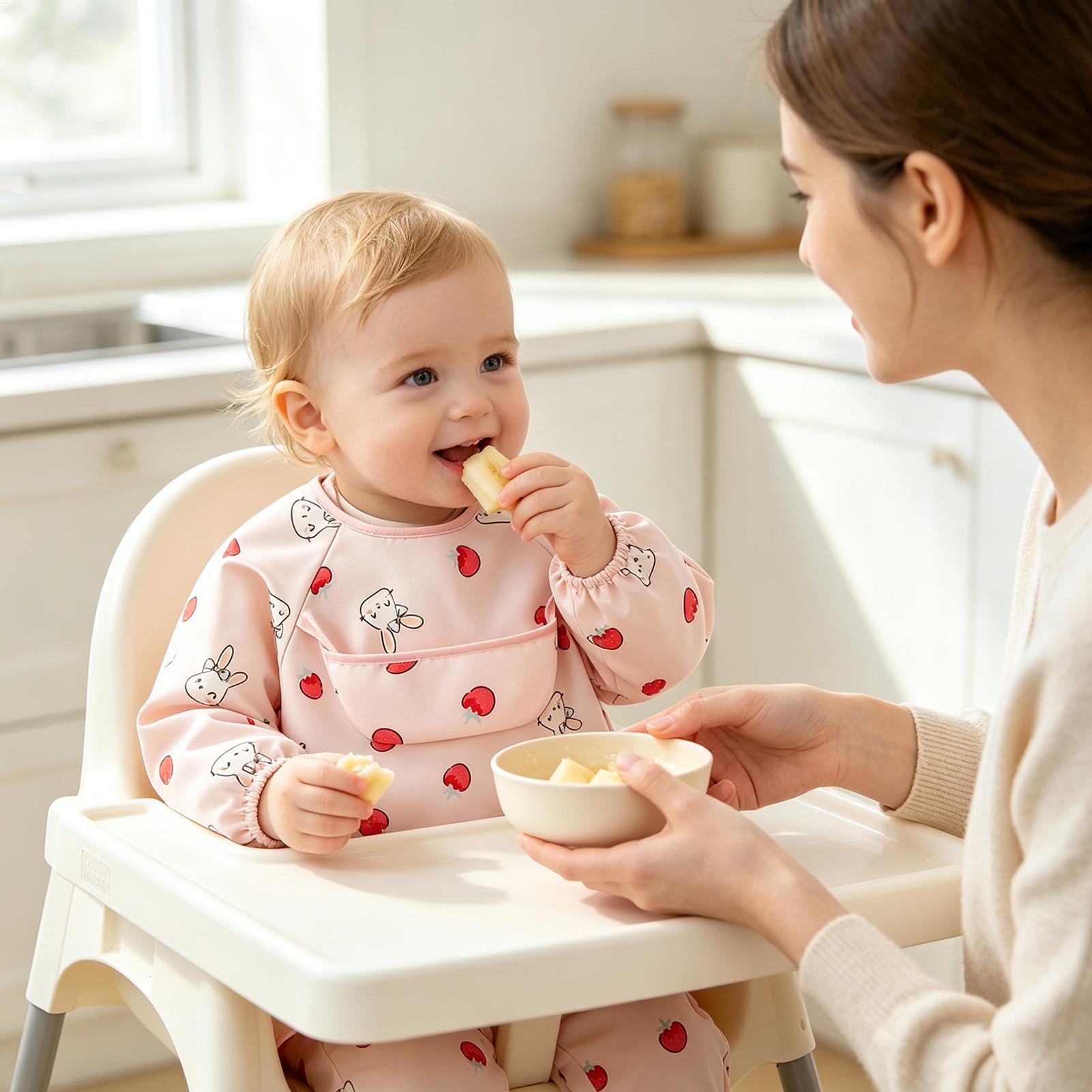 Child Smock Bib Soft Adjustabl - Baby Food Restaurant review and price