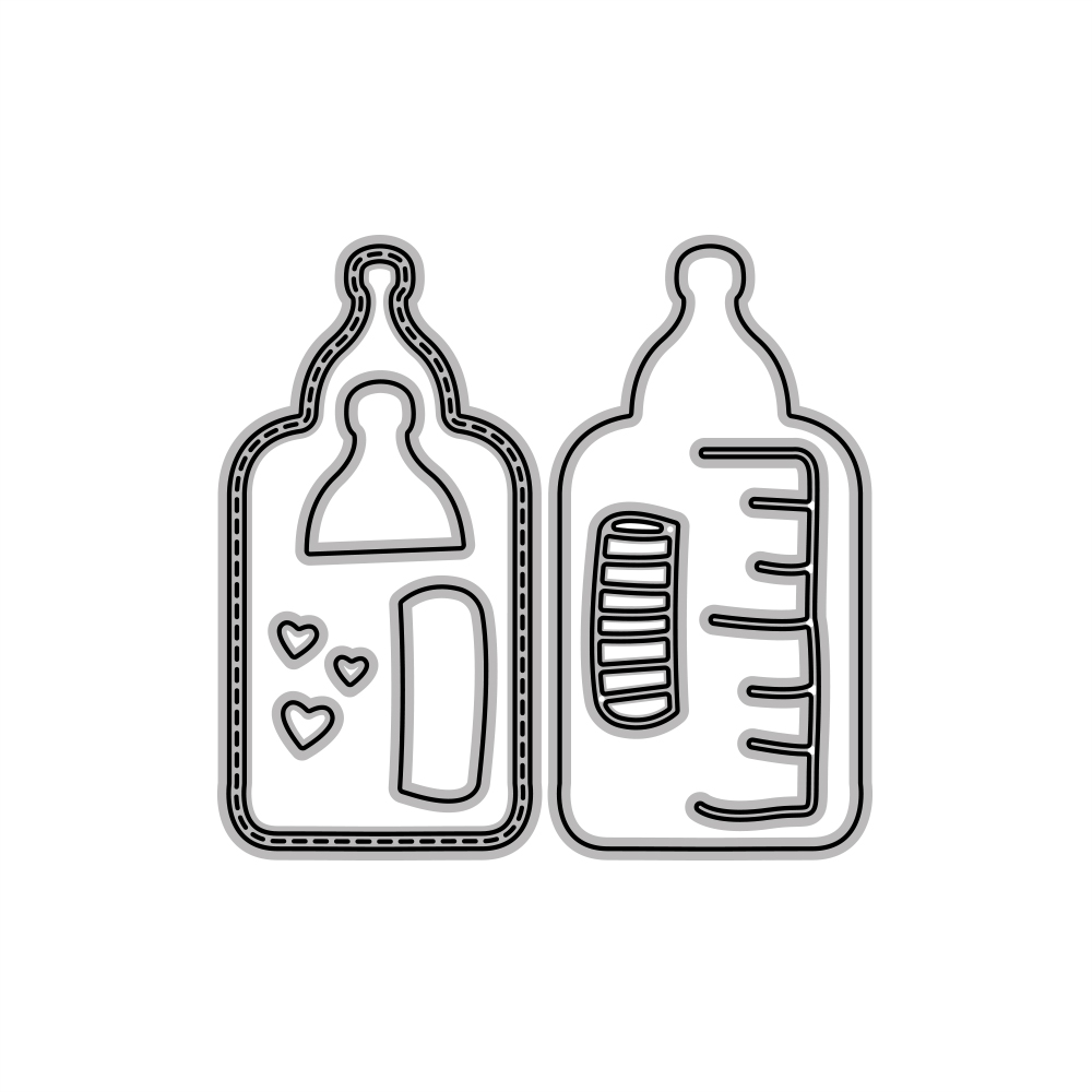 MangoCraft DIY Cut Dies Cute B - Baby Food Diary review and price
