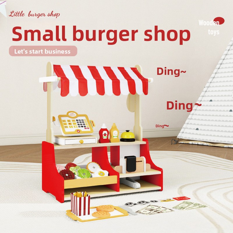 Children Toy Puzzle Wood Hambu - Baby Food Restaurant review and price