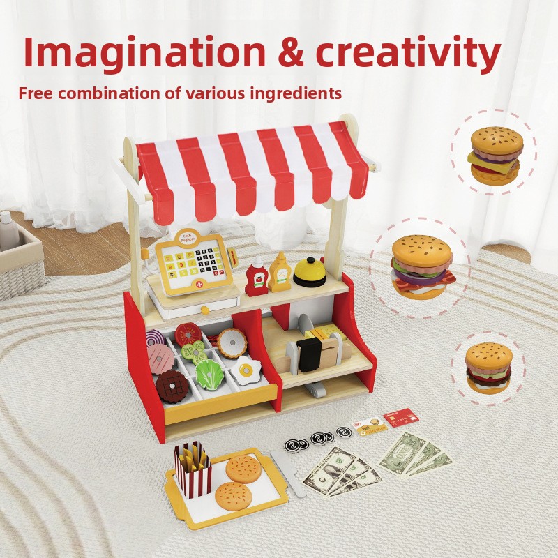 Children Toy Puzzle Wood Hambu - Baby Food Restaurant review and price