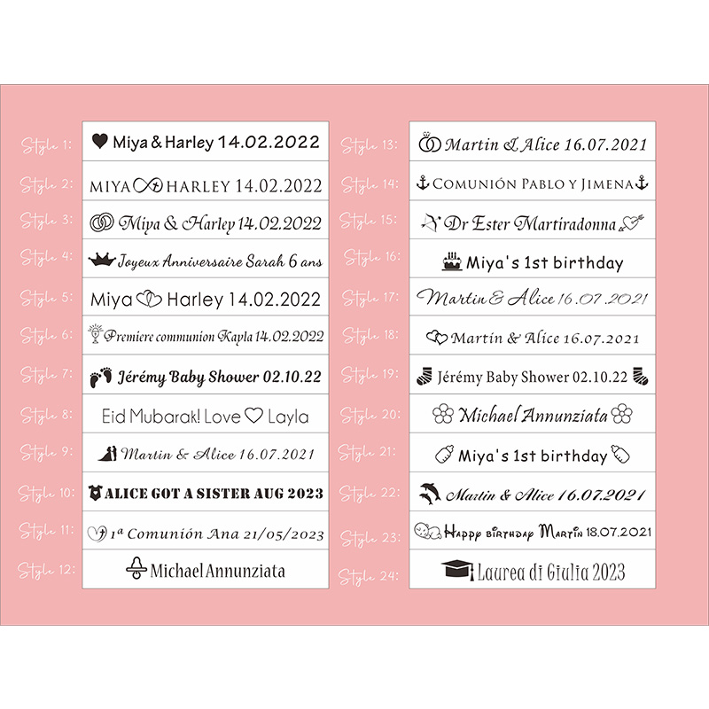 100pcs Personalized Colored Wo - Baby Food Flavors review and price